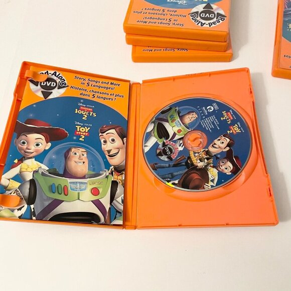5 Read Along DVDs Lion King Little Mermaid Toy Story Lilo Jungle Book - Picture 7 of 16